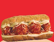 Meatball Parmesan Sub